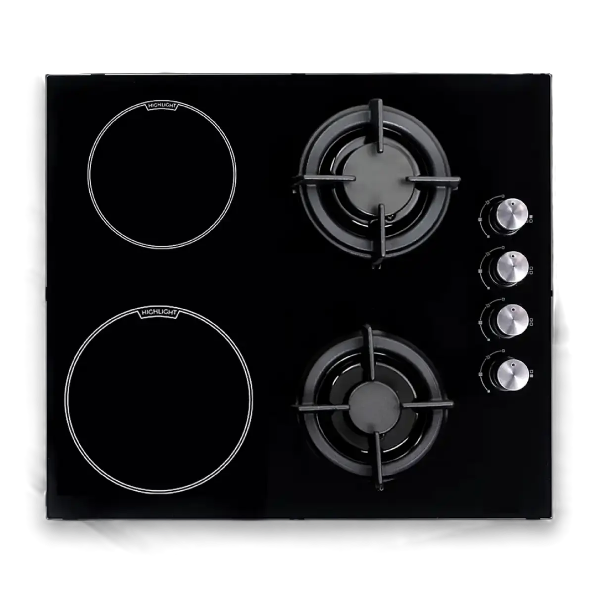 Luxell V6-22PYF Built-in Gas & Electric Hob