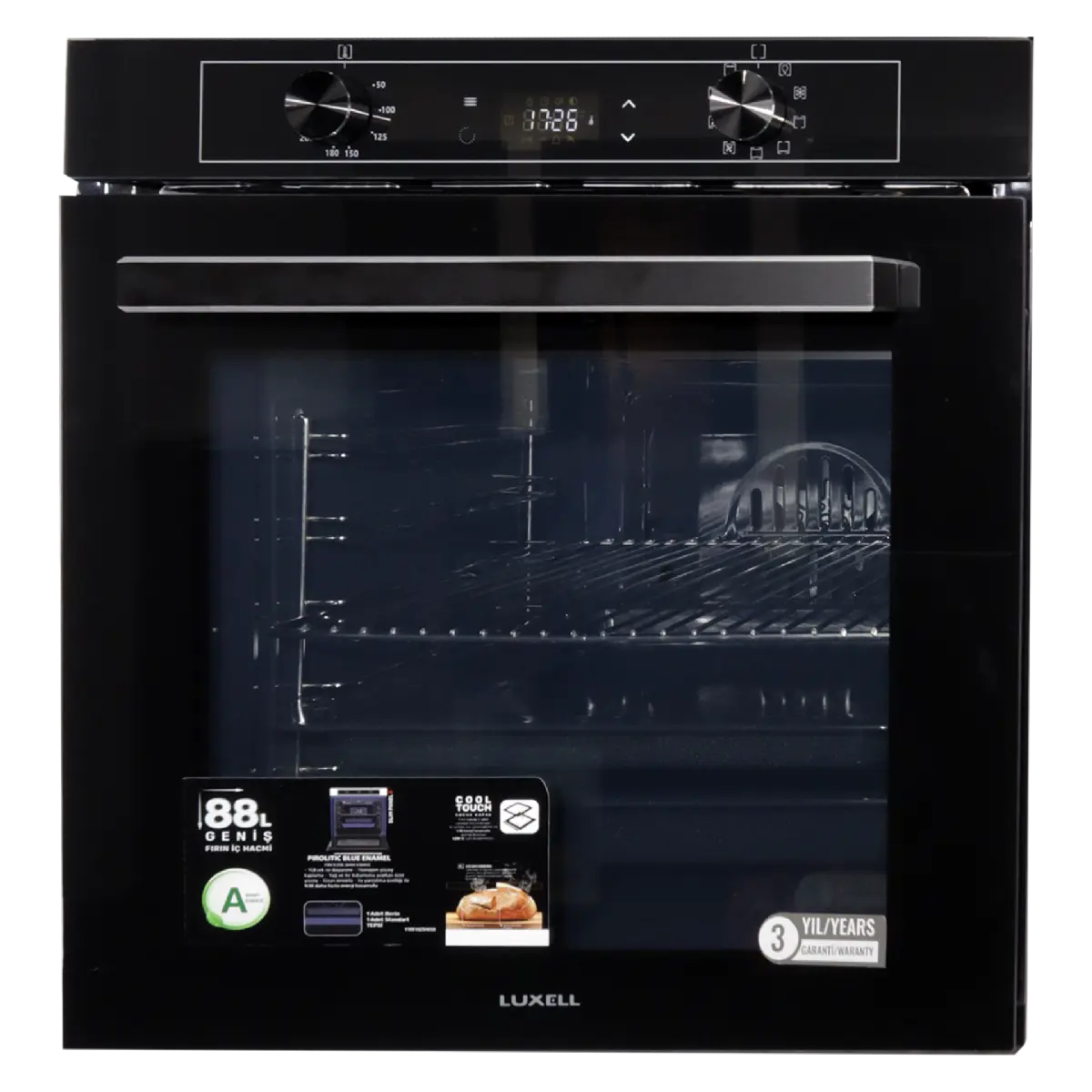 60CM Glass Set With 25LT Microwave & 88LT Digital Oven - Image 5