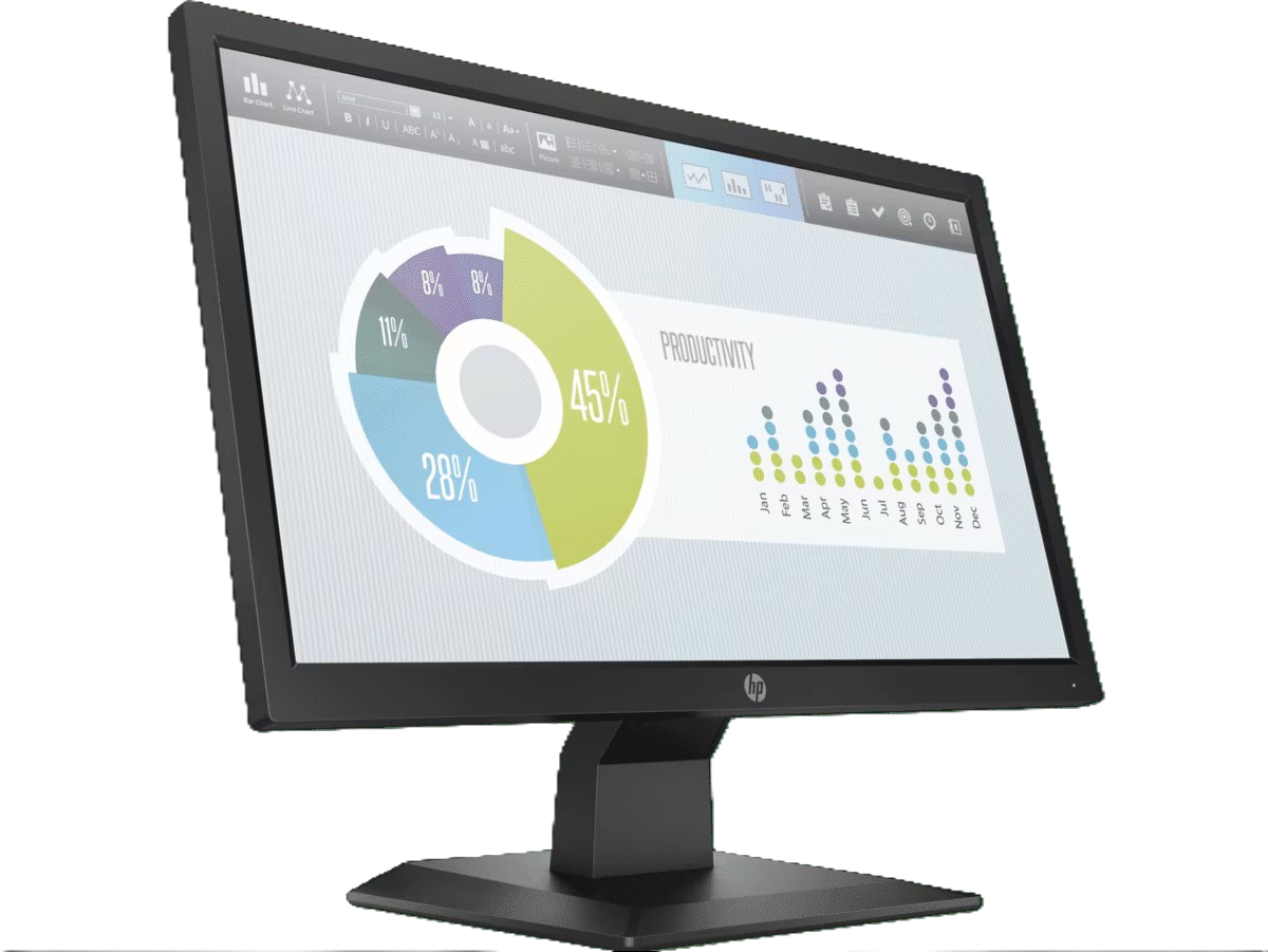 HP 19.5" P204V LED MONITOR - Image 2