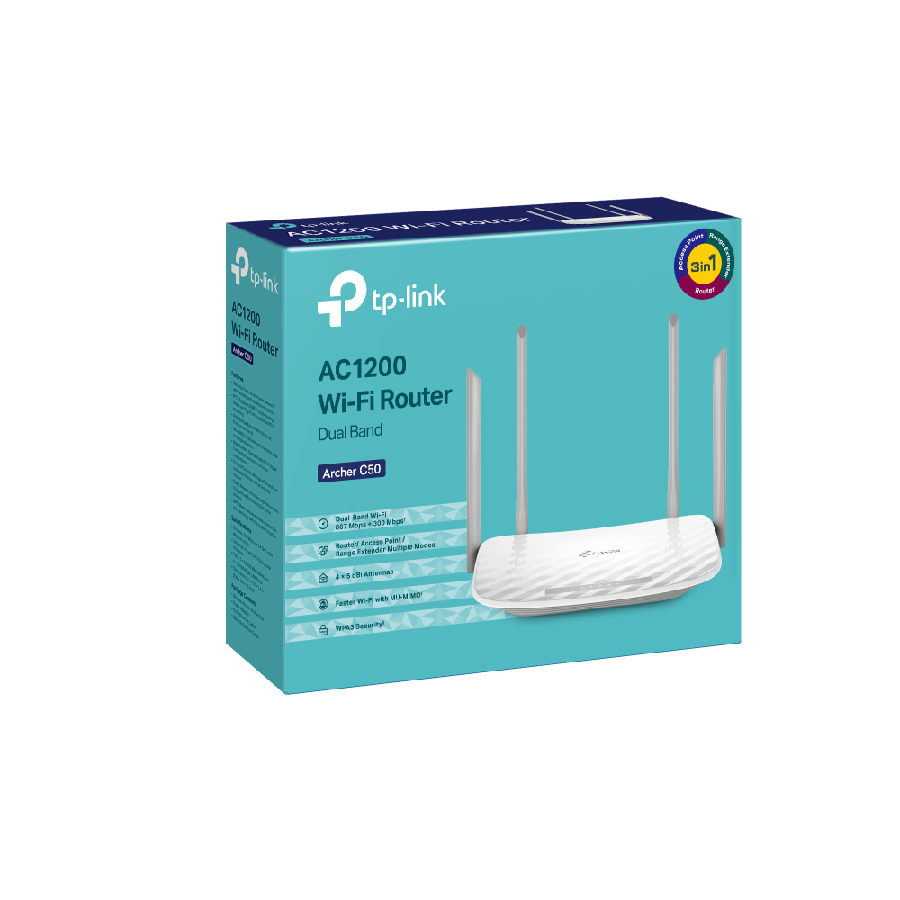 TP-LINK AC1200 DUAL BAND ROUTER ARCHER C50 - Image 5