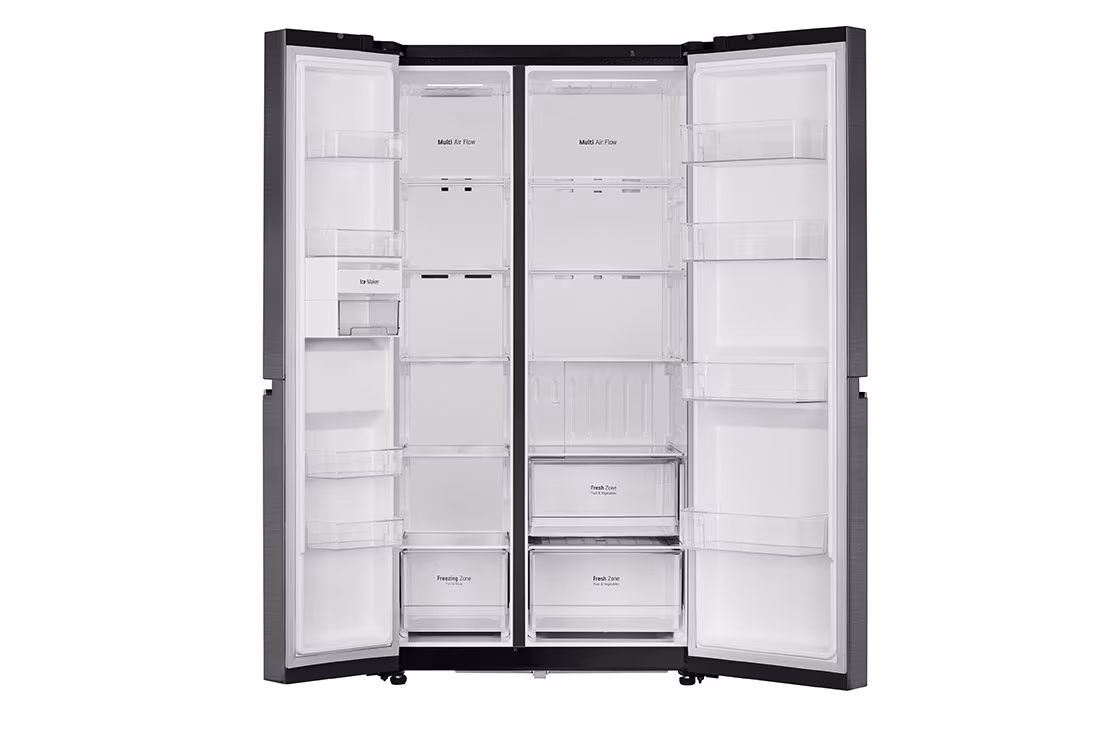 LG REFRIGERATOR - NORMAL SIDE BY SIDE 674L GC-B257KQJW - Image 5