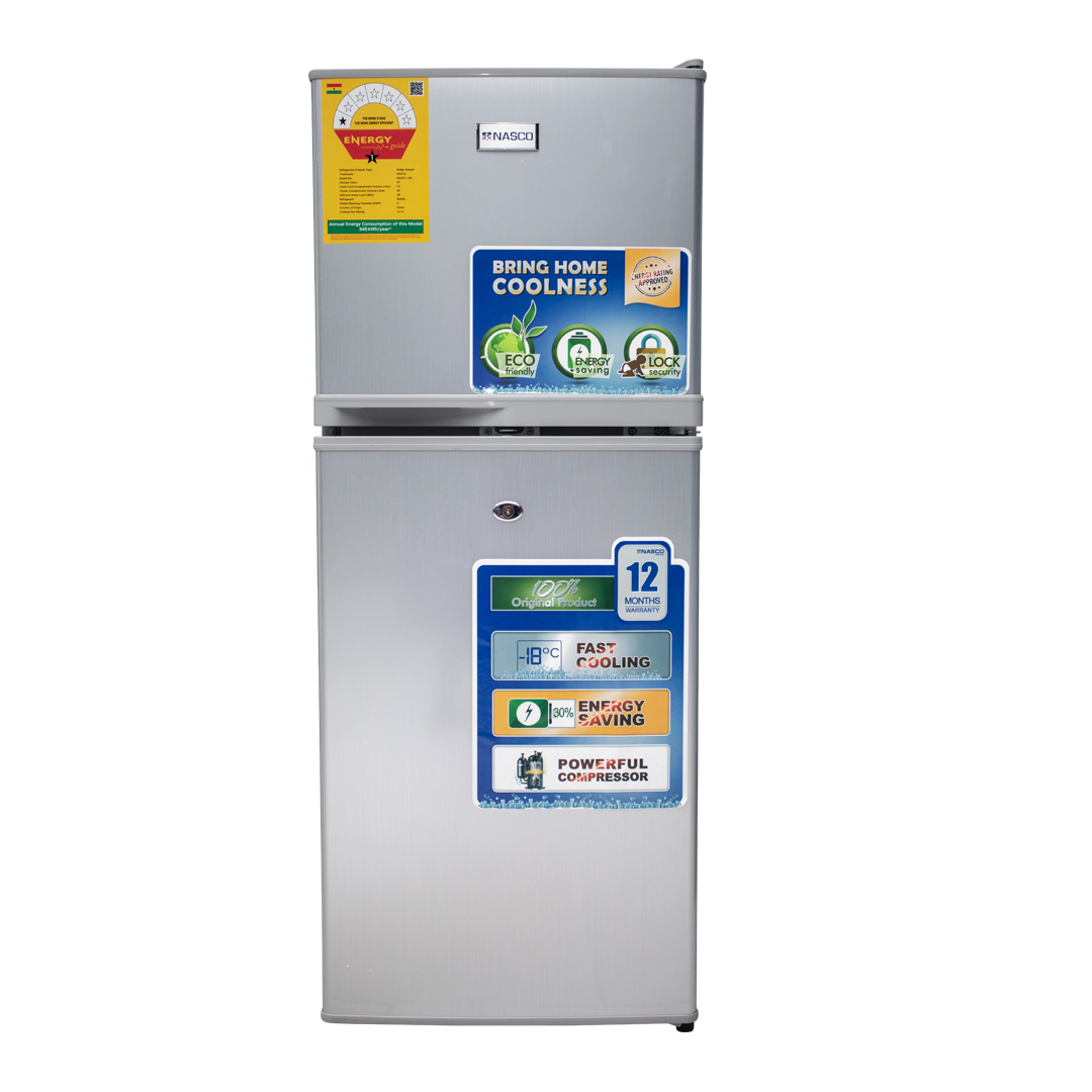 NASCO REFRIGERATORS-BOTTOM FREEZER NASF2-14S 108L