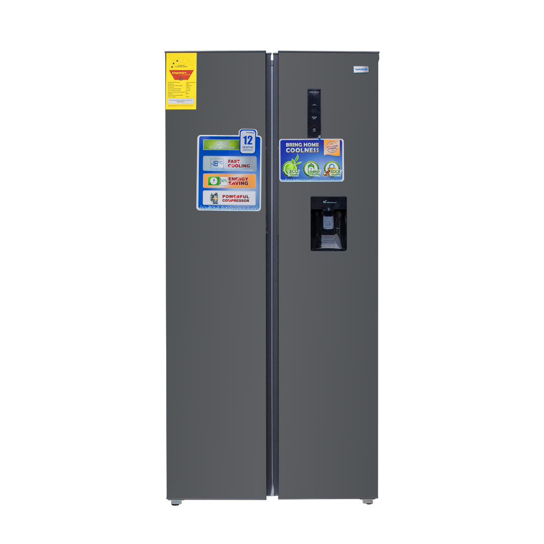 NASCO REFRIGERATORS-SIDE BY SIDE NASF2-55SK-WD 542L