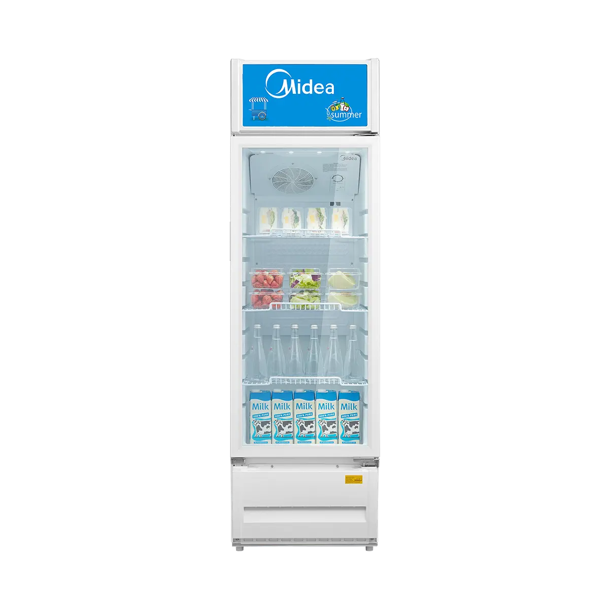 MIDEA SINGLE DOOR DISPLAY MDRZ302FZG21 211L