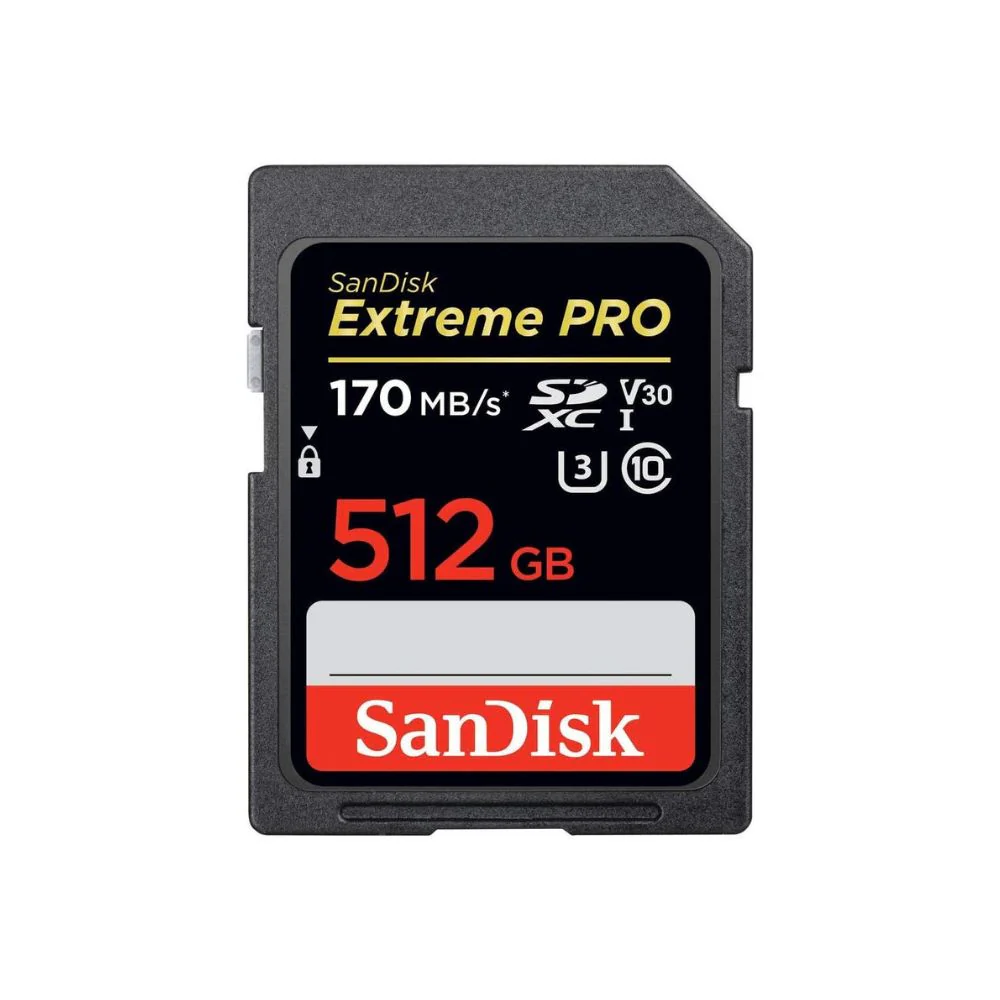 SANDISK EXTREME PRO SDXC UHS-1 CARD 512GB