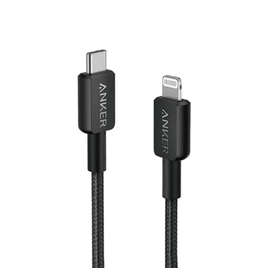 ANKER 322 USB-C TO LIGHTNING CABLE 6FT BLACK