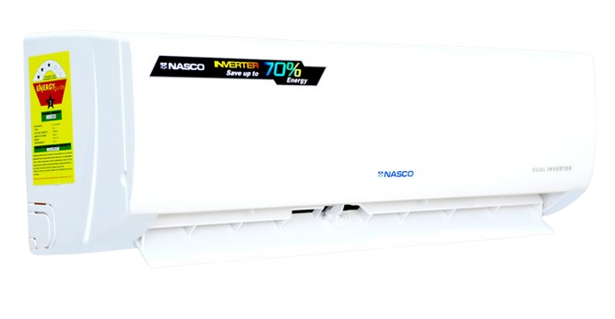 NASCO SPLIT AC - MIRROR -R410 DUAL INVERTER NAS-T24V1