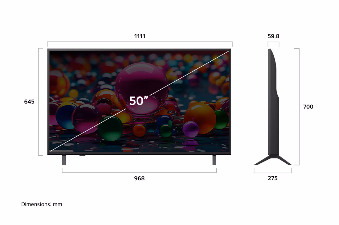 LG UHD 50'' 50UA85006LA - Image 3