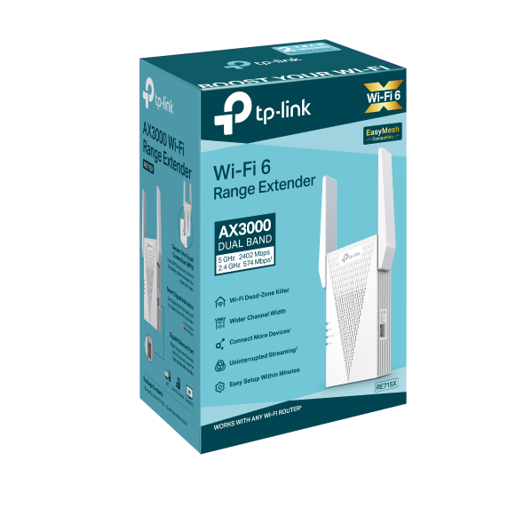 TP-Link Range Extender AX3000 Wireless RE715X - Image 5