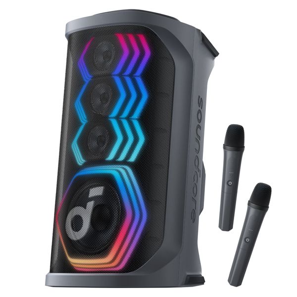 ANKER SOUNDCORE RAVE 3S WITH 2 WIRELESS MICROPHONE